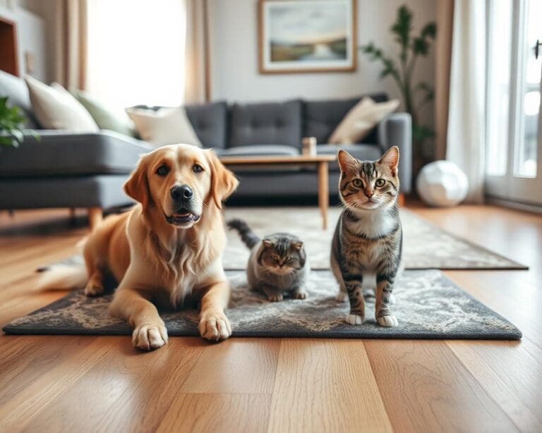 vloer met huisdieren