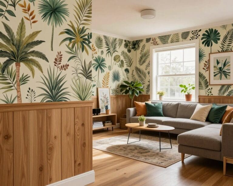 wandbekleding woonkamer